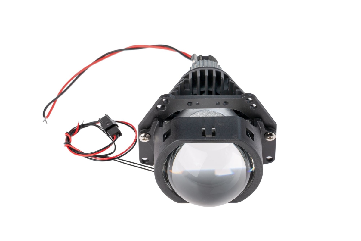 Светодиодная линза Optima Premium Bi-LED Lens SRT Double Chip FLAT (прямоугольные) 3.0"