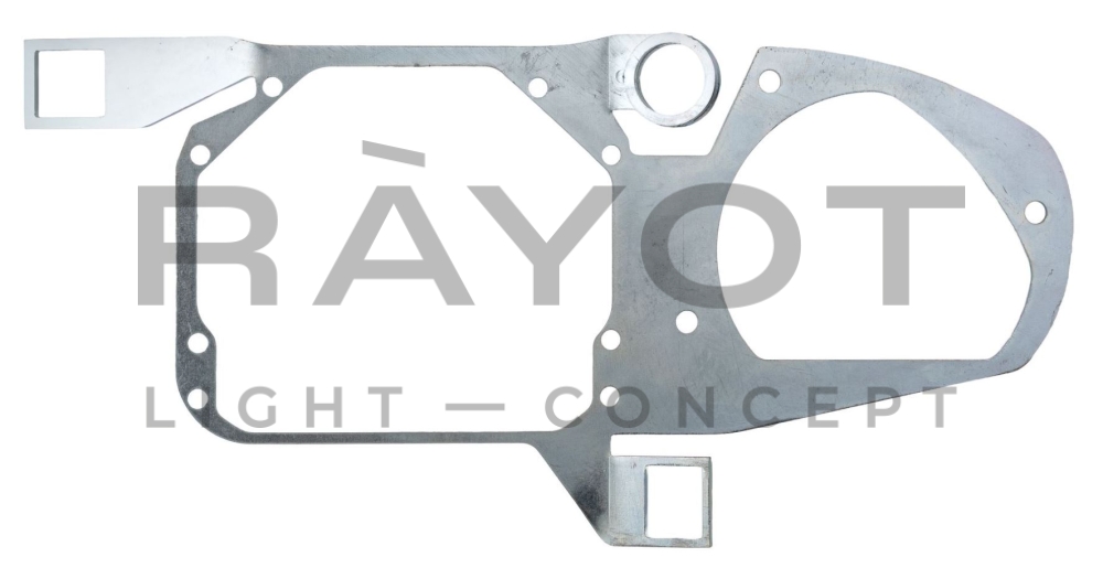 410. Переходные рамки Subaru Outback 2006-2009 под линзы с креплением Hella 3R/5R