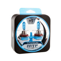Галогенные лампы MTF Light TITANIUM — 12В, 55Вт, белый свет, комплект H9
