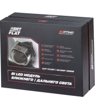 Светодиодная линза Optima Premium Bi-LED Lens SRT Double Chip FLAT (прямоугольные) 3.0"