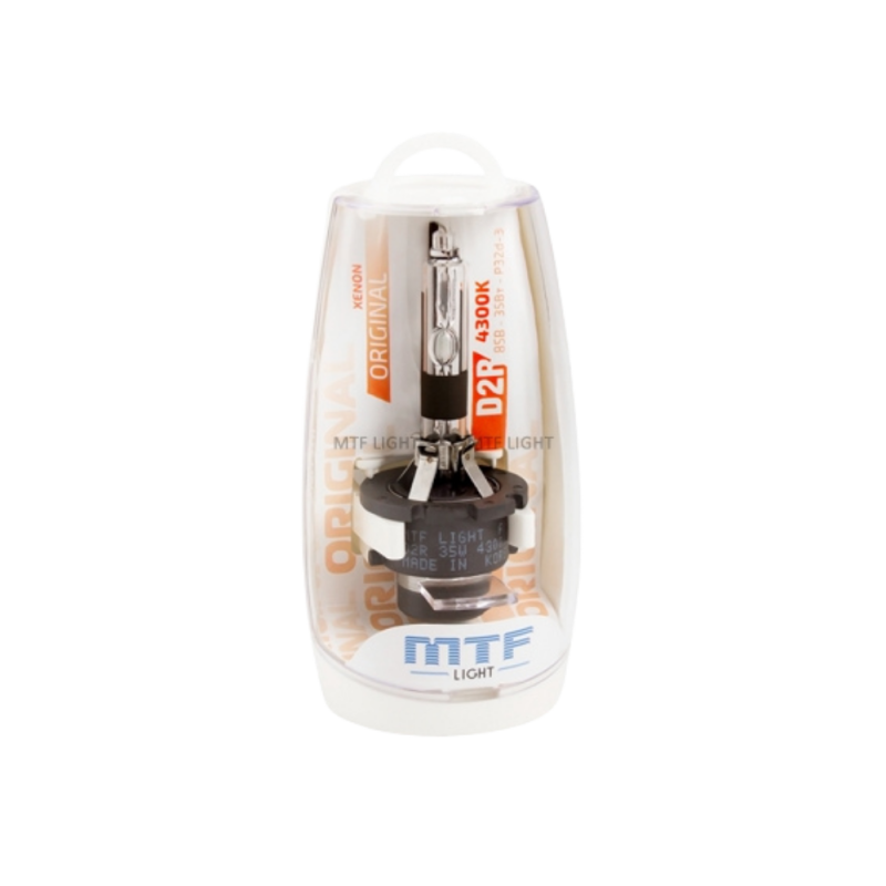 Ксеноновые лампы MTF Light D-серия — OEM-совместимость, 85В, 35Вт, 4300K / 5000K / 6000K, 1шт. 3000k x D2R