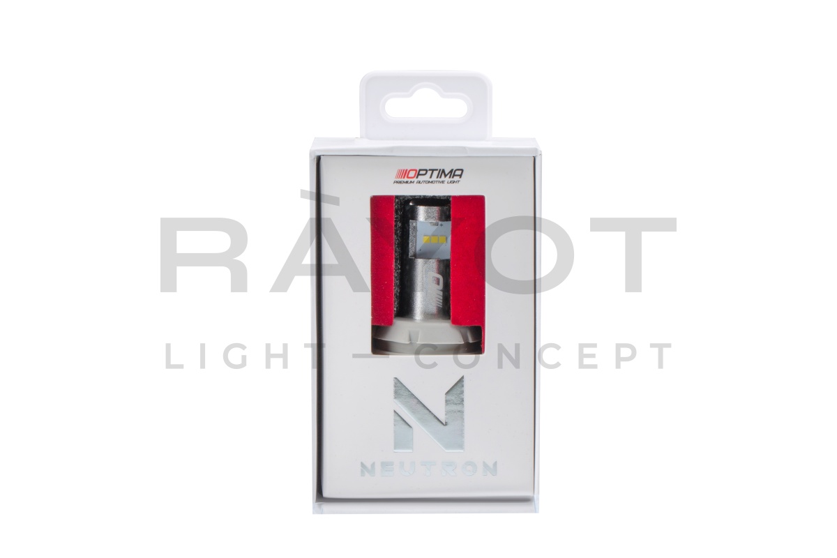 Лампа заднего хода P21W, Optima LED NEUTRON, 5000K, 18W, 10-30V, 1 лампа
