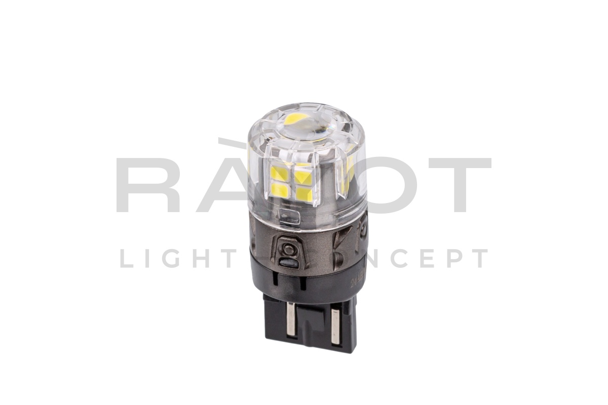 Светодиодные лампы Optima LED ОНИКС 7443, WHITE, 5500K, 650Lm, 12V, (W21/5W), комплект 2 шт.