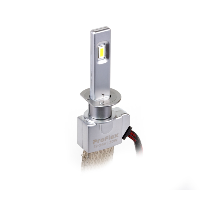 Светодиодные лампы H1, MTF Light, ProFLEX, 12–24V, 30W, 3000lm, 6000K, без кулера Светодиодные лампы H1, MTF Light, ProFLEX, 12–24V, 30W, 3000lm, 6000K, без кулера
