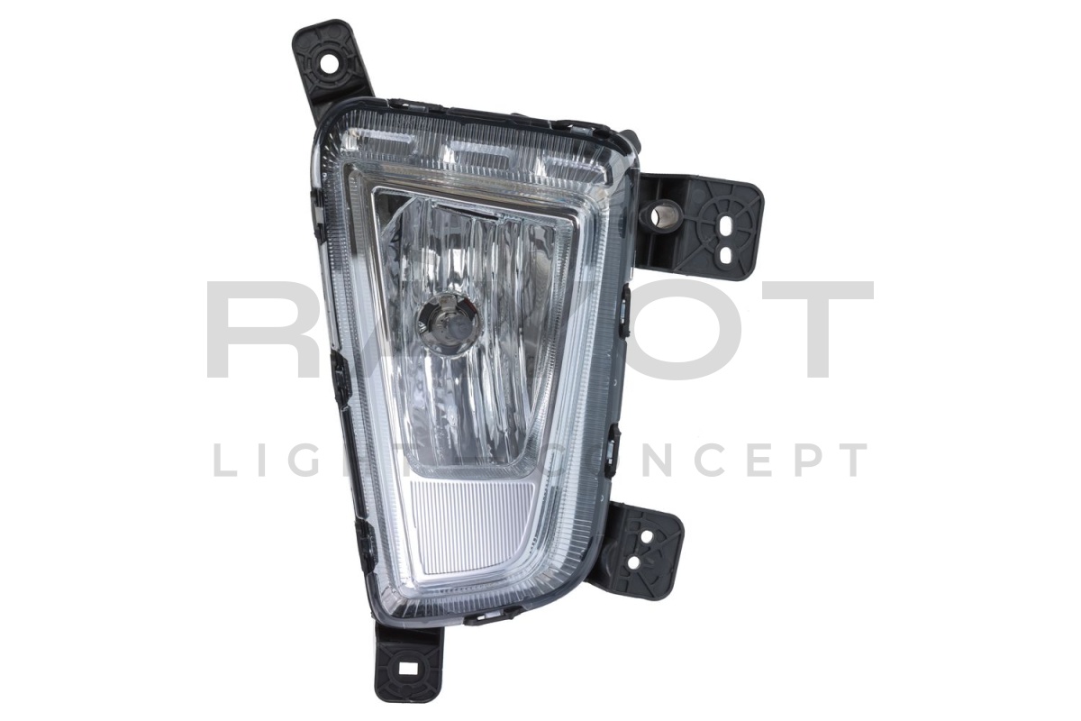 Противотуманная фара Hyundai Creta №725, с LED-ДХО, с проводкой, Комплект 2шт