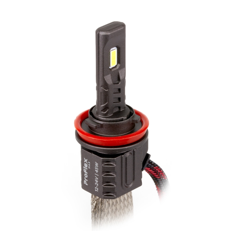 Светодиодные лампы H11/H8/H9/H16, MTF Light, ProFLEX MAX, 12–24V, 45W, 4500lm, 6000K, без кулера Светодиодные лампы H11/H8/H9/H16, MTF Light, ProFLEX MAX, 12–24V, 45W, 4500lm, 6000K, без кулера