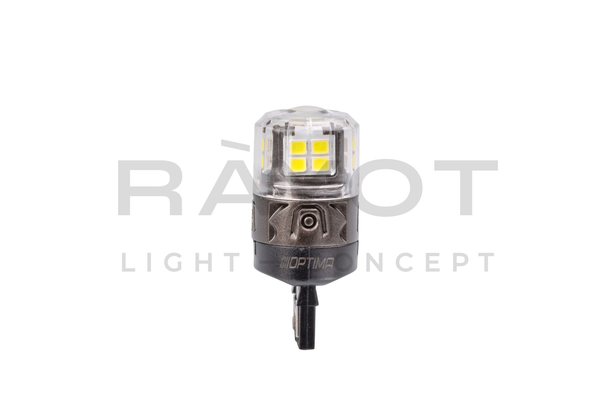 Светодиодные лампы Optima LED ОНИКС 7443, WHITE, 5500K, 650Lm, 12V, (W21/5W), комплект 2 шт.
