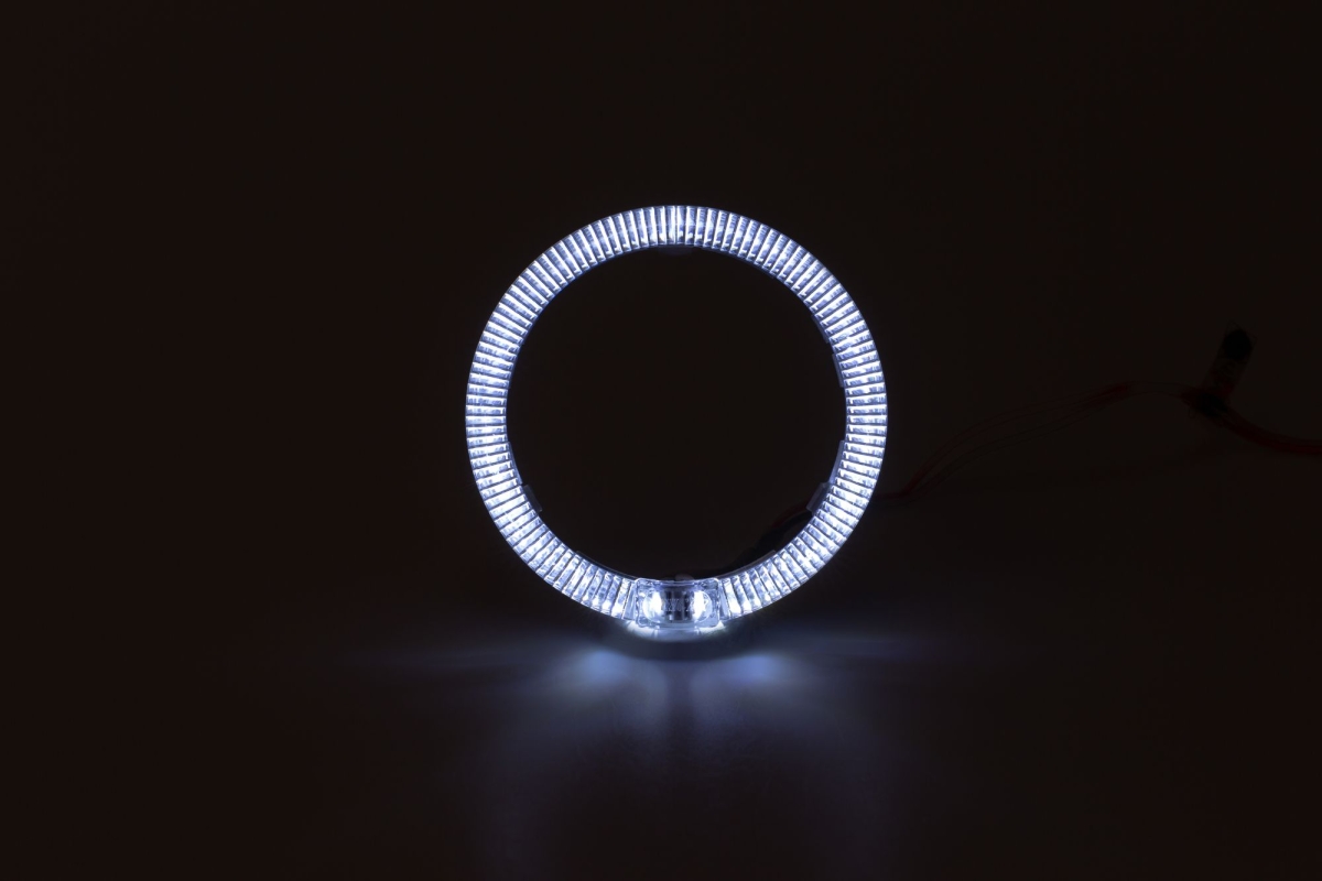 Ангельские глазки CREE 80мм с поворотником