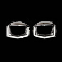 Установочный комплект MTF Light для Bi-LED линз — VW Passat 2016–2018, двойная U-форма, белая и жёлтая подсветка, комплект