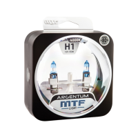 Галогенные лампы MTF Light ARGENTUM +80% — 12В, 55Вт, усиленная яркость, комплект H1
