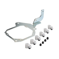 Переходные рамки Mercedes-Benz S-Class (W221) Рестайлинг (2009-2013) без AFS для линз Hella 3R