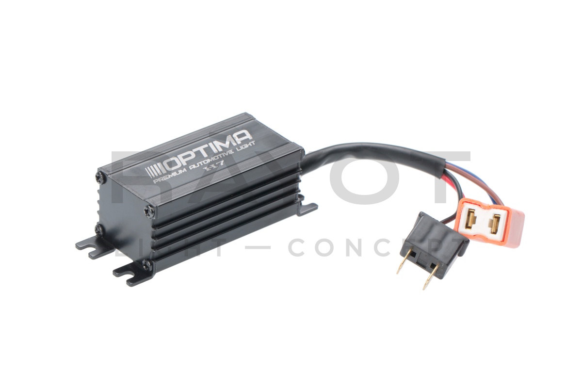 LED SUPER CANBUS OPTIMA Premium for H7, Модуль устранения ошибки для светодиодных ламп H7, 1 шт.