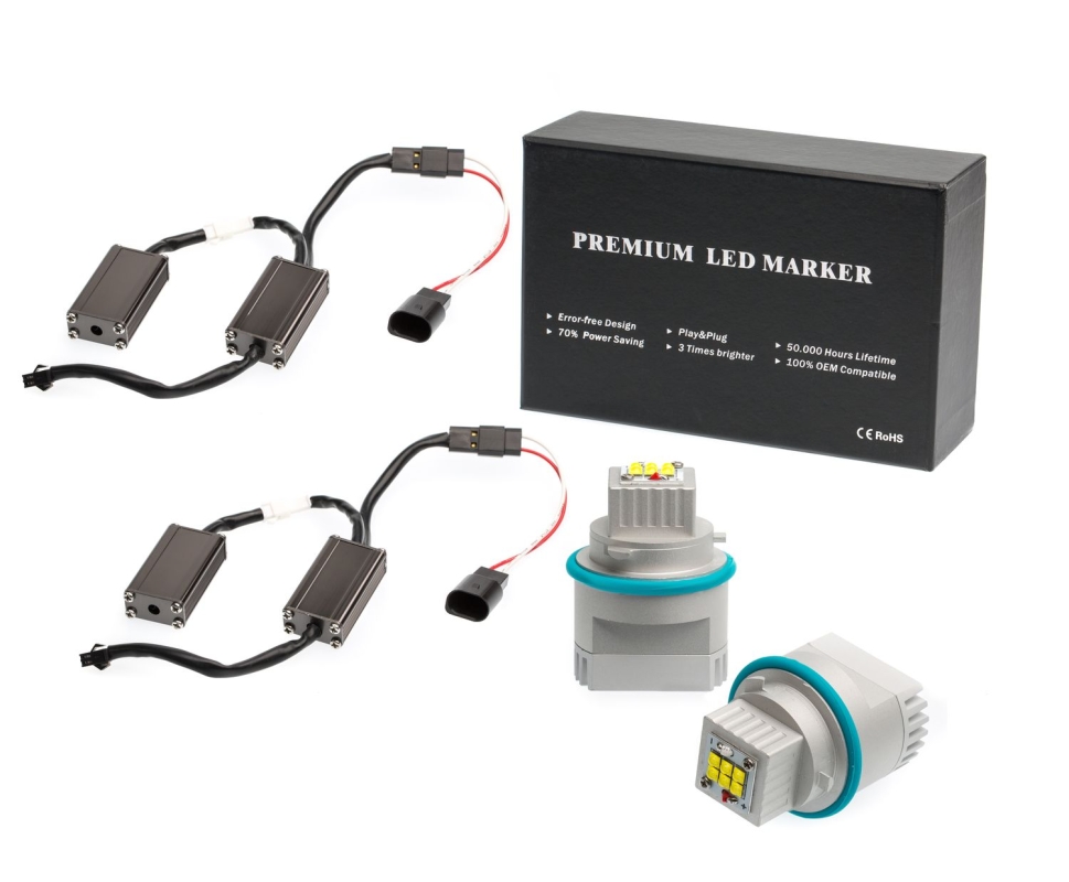 Светодиодный маркер BMW Angel Eyes Optima 5G Premium E39, 80W, 5100K, 12V