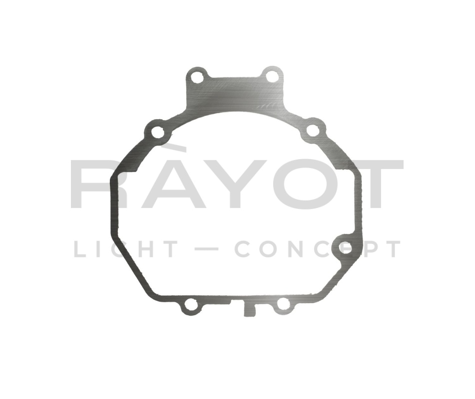 58. Комплект переходных рамок на MITSUBISHI PAJERO 4 для установки модулей HELLA 3R/5R