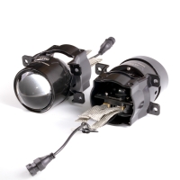 Светодиодные ПТФ линзы MTF Light серия ABSOLUTE VISION, 12В, птф/дал 32/44Вт, 5500К, универс 2шт.