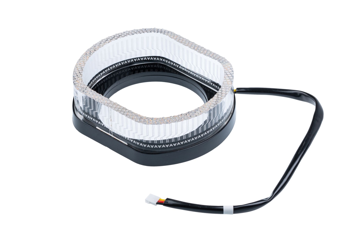 Ангельские глазки на линзу 3,0 Ангельские глазки на линзу 3,0" белый+жёлтый, форма овал