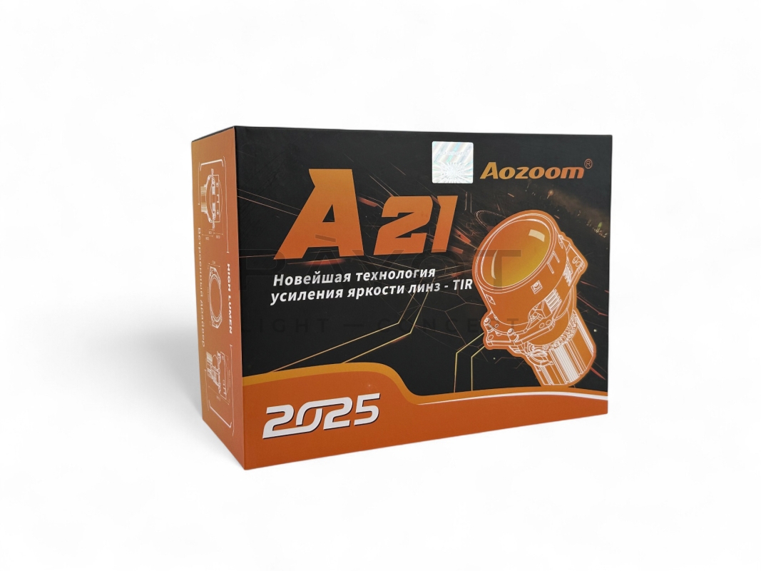 Линза Aozoom A21 2024, 3.0", 12V, 65W/73W, 5500K, 4500/5600 лм