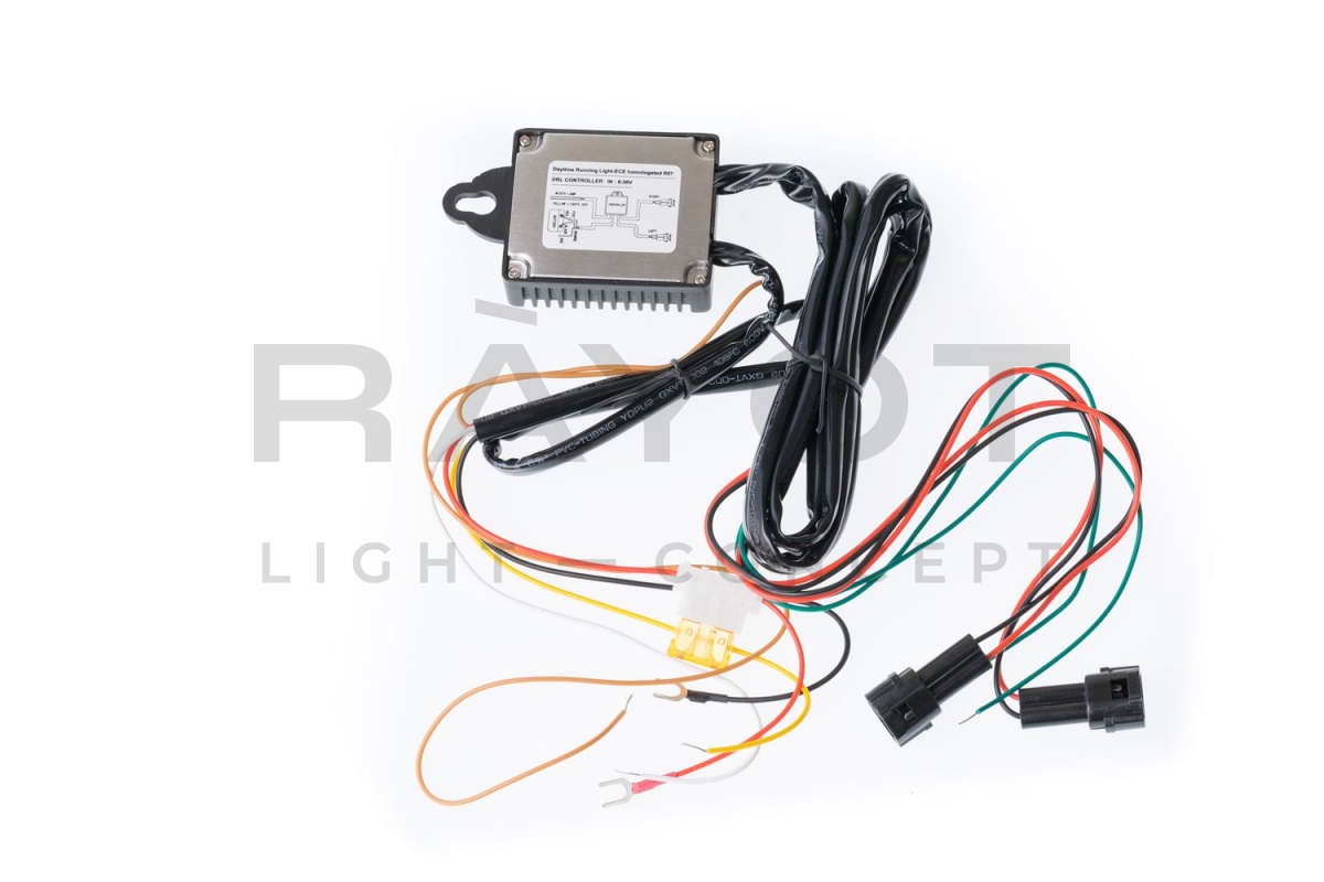 Светодиодные ленты ДХО+поворотник гибкие, 50см, 12v, 5000K + 2800K, с режимом притухания (2шт)