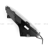 Фары противотуманные светодиодные автомобильные MTF Light NISSAN NEW, линза, 12В, 5000К, 8Вт, ЕСЕ R19, E4 компл.(black)