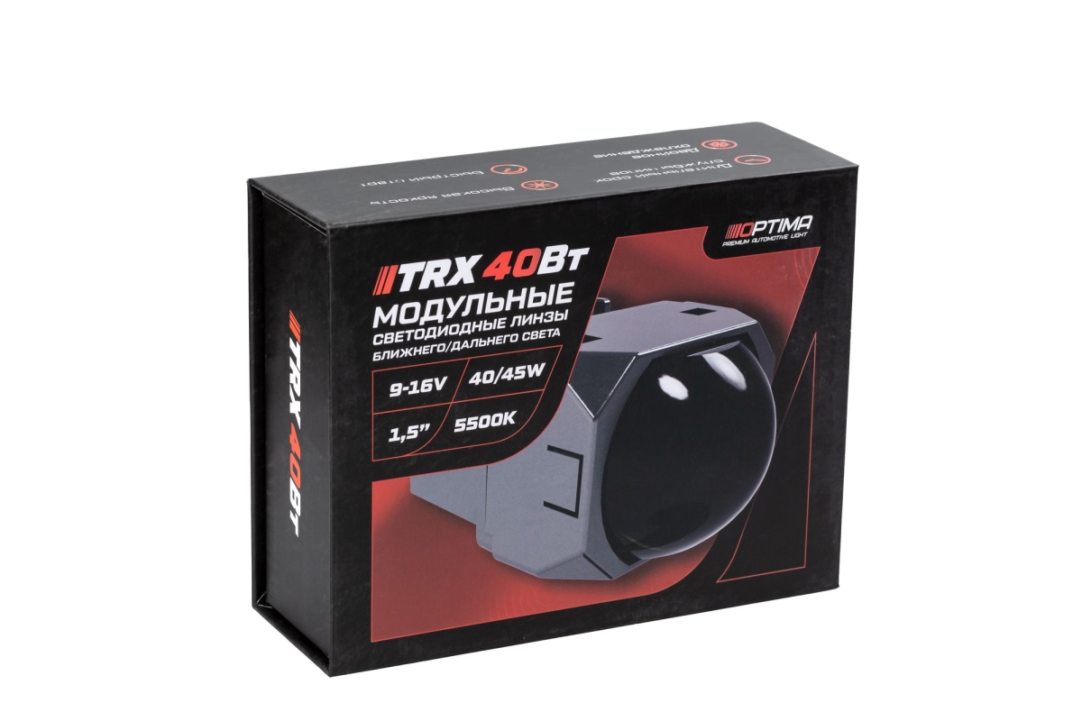 Модульные светодиодные линзы Optima Bi-LED Lens TRX 1.5"