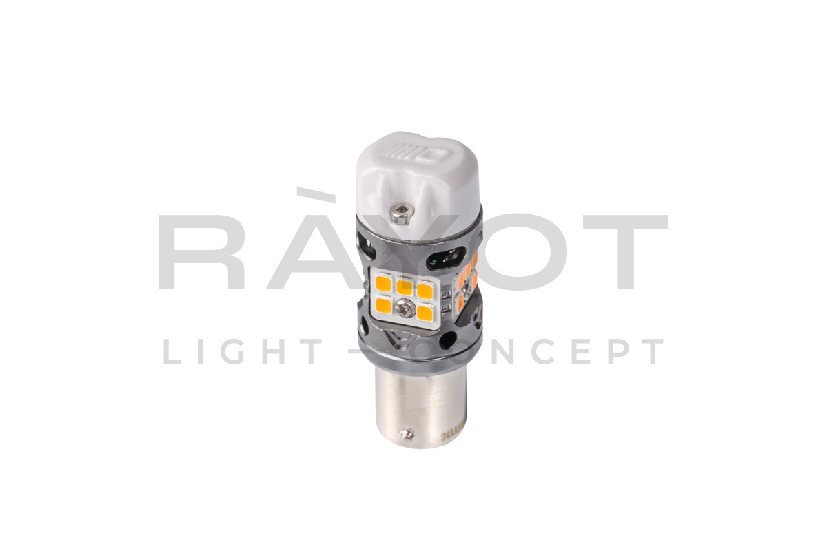 Светодиодные лампы Optima LED ОНИКС PY21W, YELLOW, 2800K, 1000Lm, CAN, 12V, (1156, BAU15),  (2 шт.)
