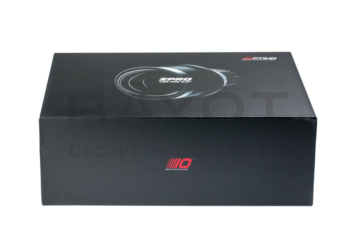 Светодиодные линзы противотуманного света Optima LED FOG Lens Z-PRO 3,0", 5000K, (Комплект 2шт)