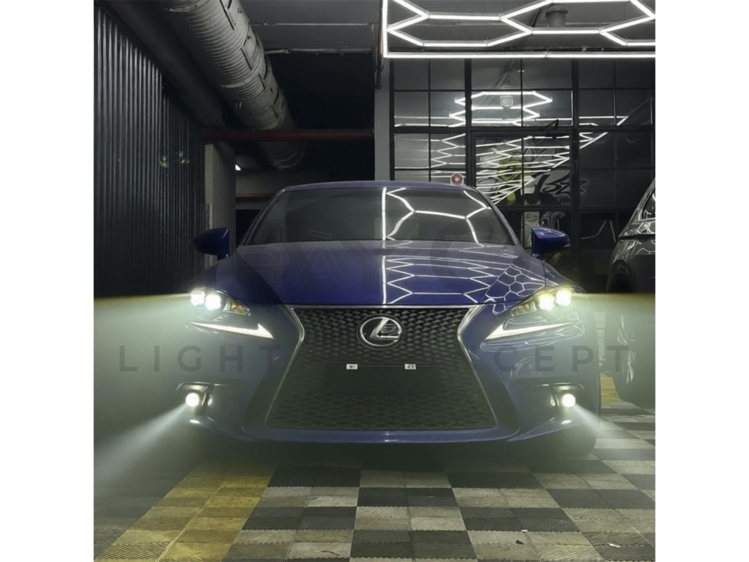 Переходные рамки для LEXUS IS (2013-2016) комплектация F-sport (с 2-мя линзами)