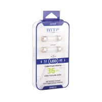 Светодиодная автолампа MTF Light, софитная 10.5&times;36 мм, 12V, 0.5W, 5000K