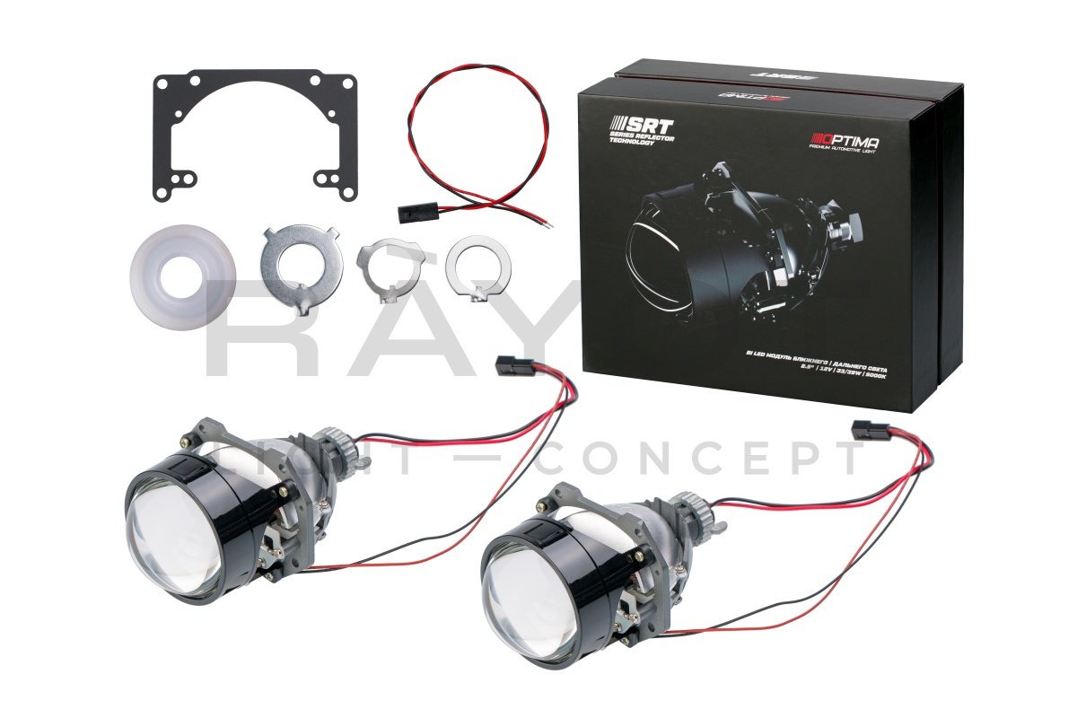 Светодиодные модули Optima Bi-LED, SRT, 2.5"