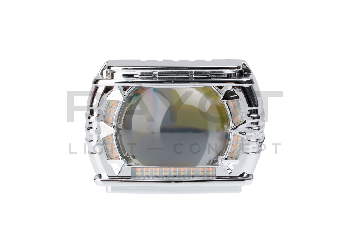 Светодиодные модули Optima LED Lens High Beam Square (к-т)