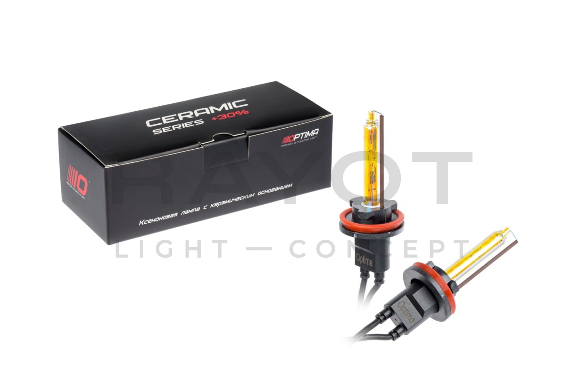 Ксеноновая лампа OPTIMA PREMIUM Ceramic +30 H11 3100K (1шт.)