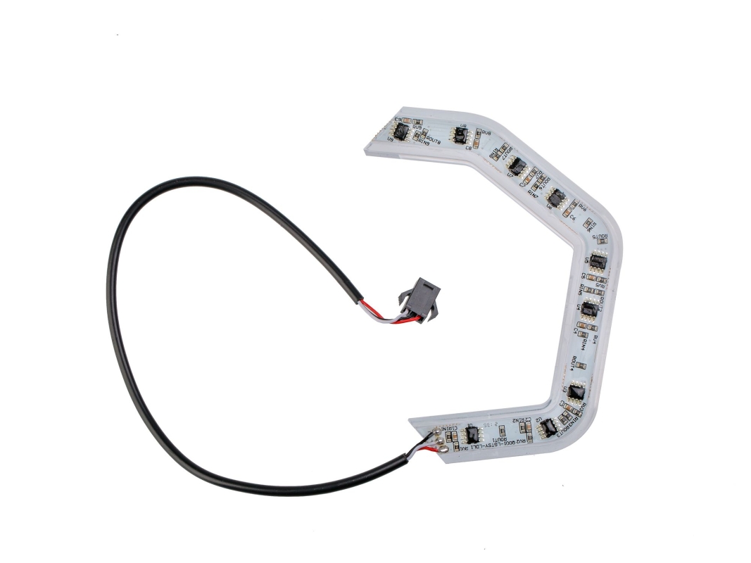 ДХО Angeley Eye B1 RUNNING G‑STYLE, 4 полукольца, 12V, 5500K/2800K (Белый+Жёлтый, компл. 4 шт)