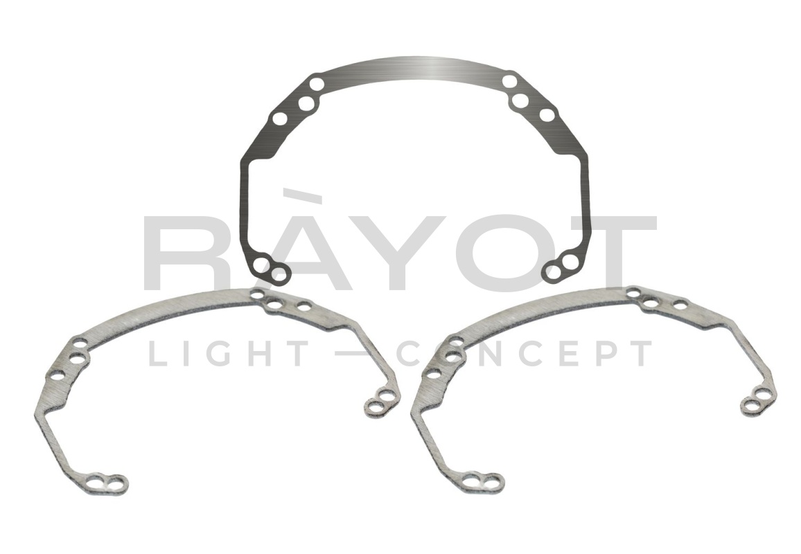 93. Комплект переходных рамок c Visteon2/3 на модули Hella 3/3R (Hella 5R)  / Optima Magnum 3.0"