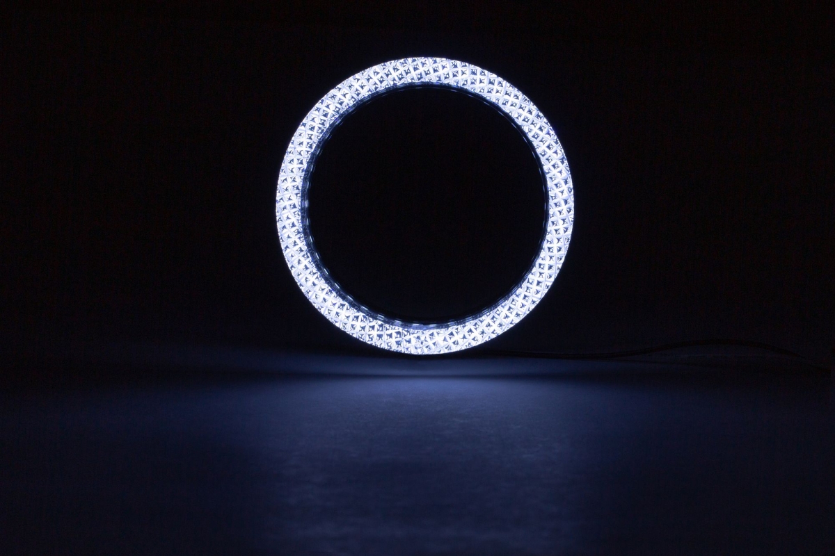 Ангельские глазки на линзу 2,5" белые