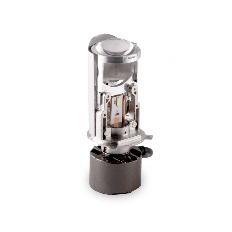 Светодиодные линзы  H4/H19 MTF LIGHT серии MiniLENS 12V, 30/45W, 5500K, 4500LM