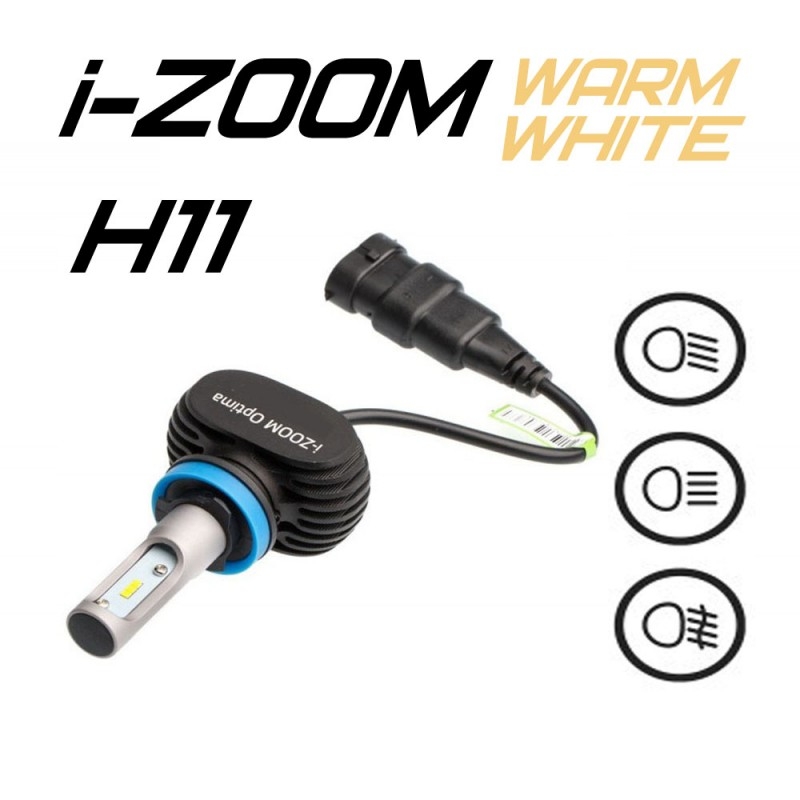 Светодиодная лампа Optima LED i-ZOOM H11 WARM WHITE 4200K