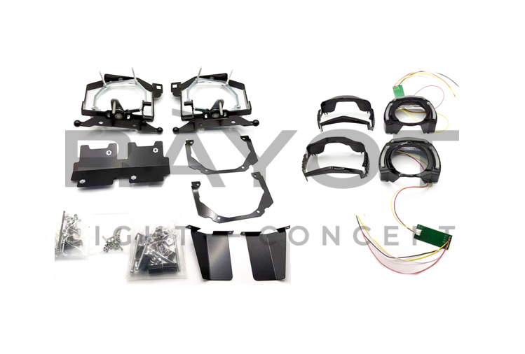 Переходные рамки для VOLKSWAGEN Tiguan (2016-2020) LED AFS (+Маски)