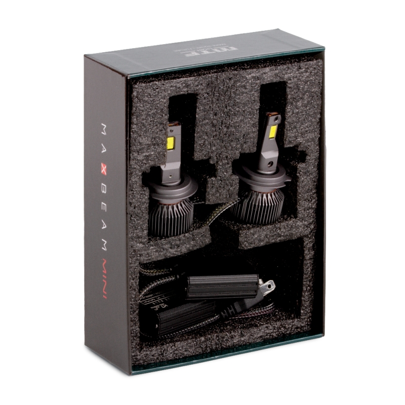 Светодиодные лампы MTF Light MaxBeam Mini, H7/H18, 6000K, 4500 лм, 45 Вт, комплект 2 шт.