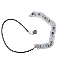 ДХО Angeley Eye B1 RUNNING G‑STYLE, 4 полукольца, 12V, 5500K/2800K (Белый+Жёлтый, компл. 4 шт)