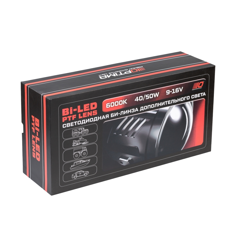 Светодиодные противотуманные фары OPTIMA Bi‑LED PTF LENS 3.0 Светодиодные противотуманные фары OPTIMA Bi‑LED PTF LENS 3.0" (крепление 2110)