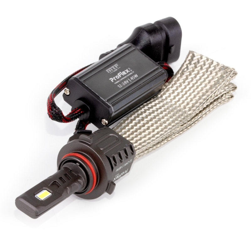 Светодиодные лампы HB3 (9005), MTF Light, ProFLEX MAX, 12–24V, 45W, 4500lm, 6000K, без кулера Светодиодные лампы HB3 (9005), MTF Light, ProFLEX MAX, 12–24V, 45W, 4500lm, 6000K, без кулера