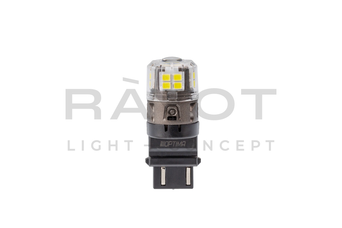 Светодиодные лампы Optima LED ОНИКС 3157, WHITE, 5500K, 650Lm, 12V, (P27/7W), комплект 2 шт.