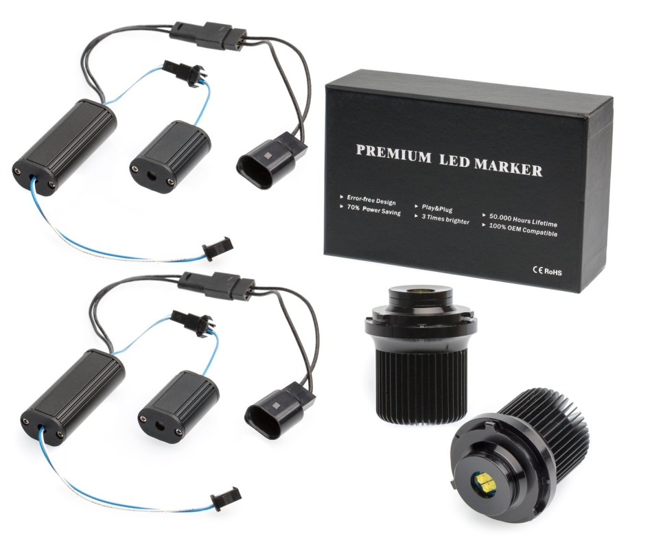 Светодиодный маркер BMW Angel Eyes Optima Premium E60, 24W, 1200Lm, 5100K, 12V