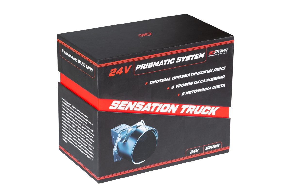 Светодиодная линза Optima Premium Bi-LED Lens Sensation Truck 3.0"