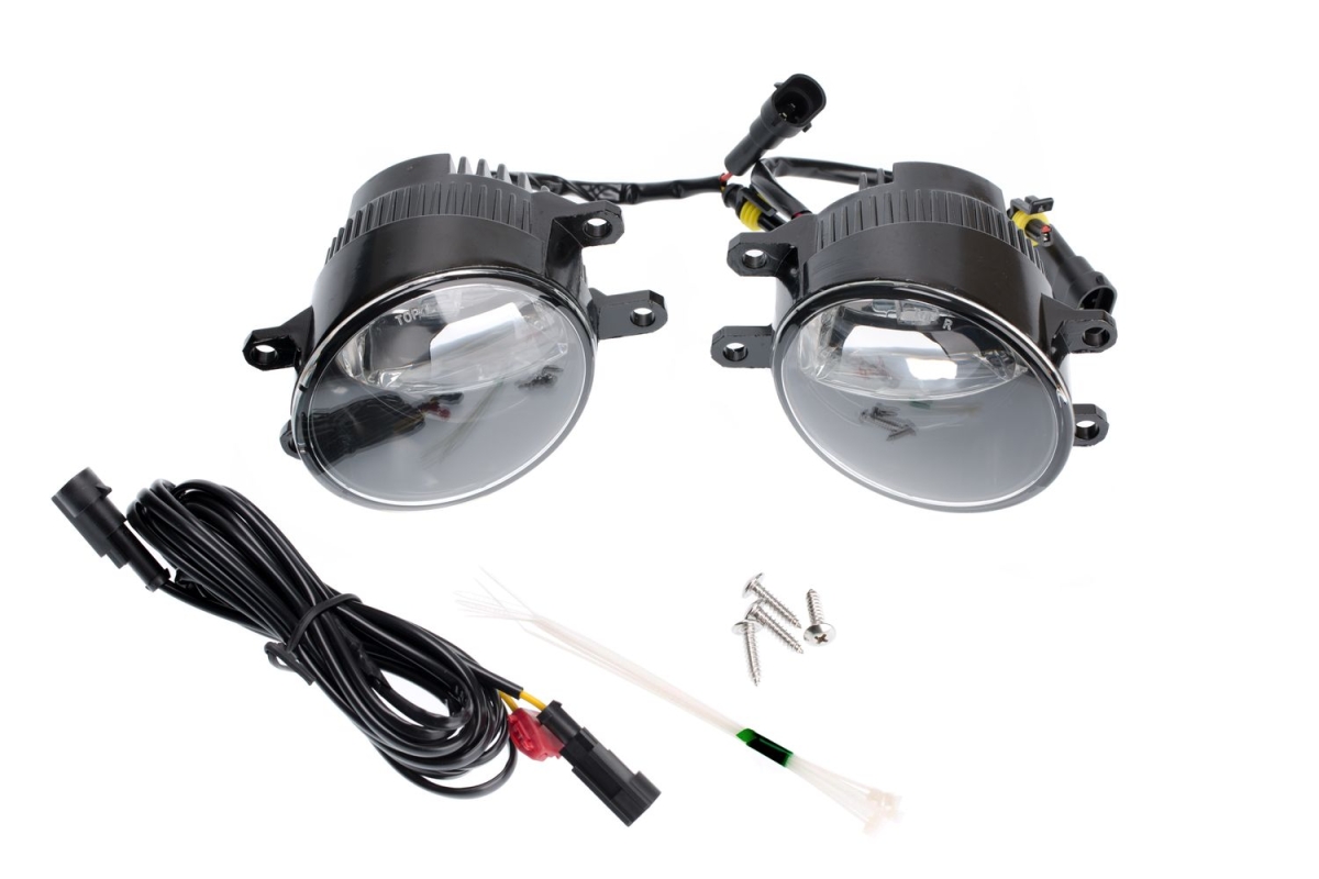 Светодиодная ПТФ Optima Fog Light 606 Toyota/Lexus, 90мм, 7W/0.4W, 5500K, 12&ndash;24V ( DRL)