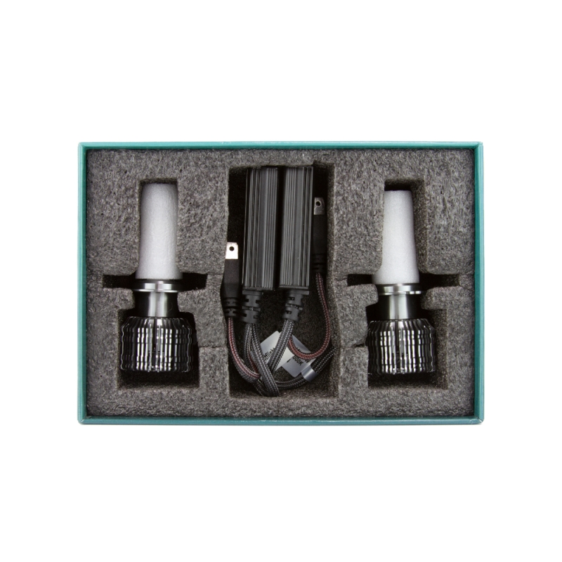 Светодиодные лампы MTF Light CYBER LIGHT PRO, H7/H18, 6000K, 6500 лм, 65 Вт, комплект 2 шт.