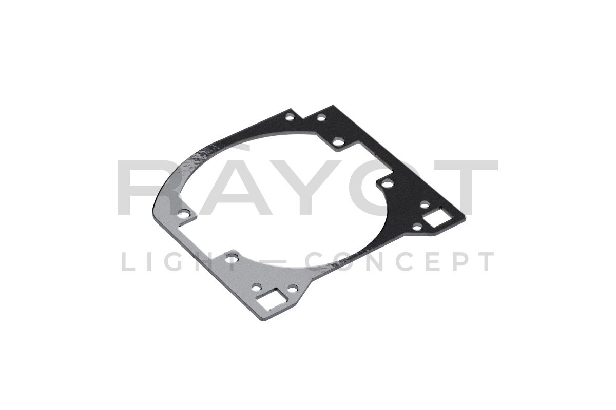 182. Комплект переходных рамок на KIA Soul ll (дорест) для модулей Optima 5R/5R-TQ (Hella 3)