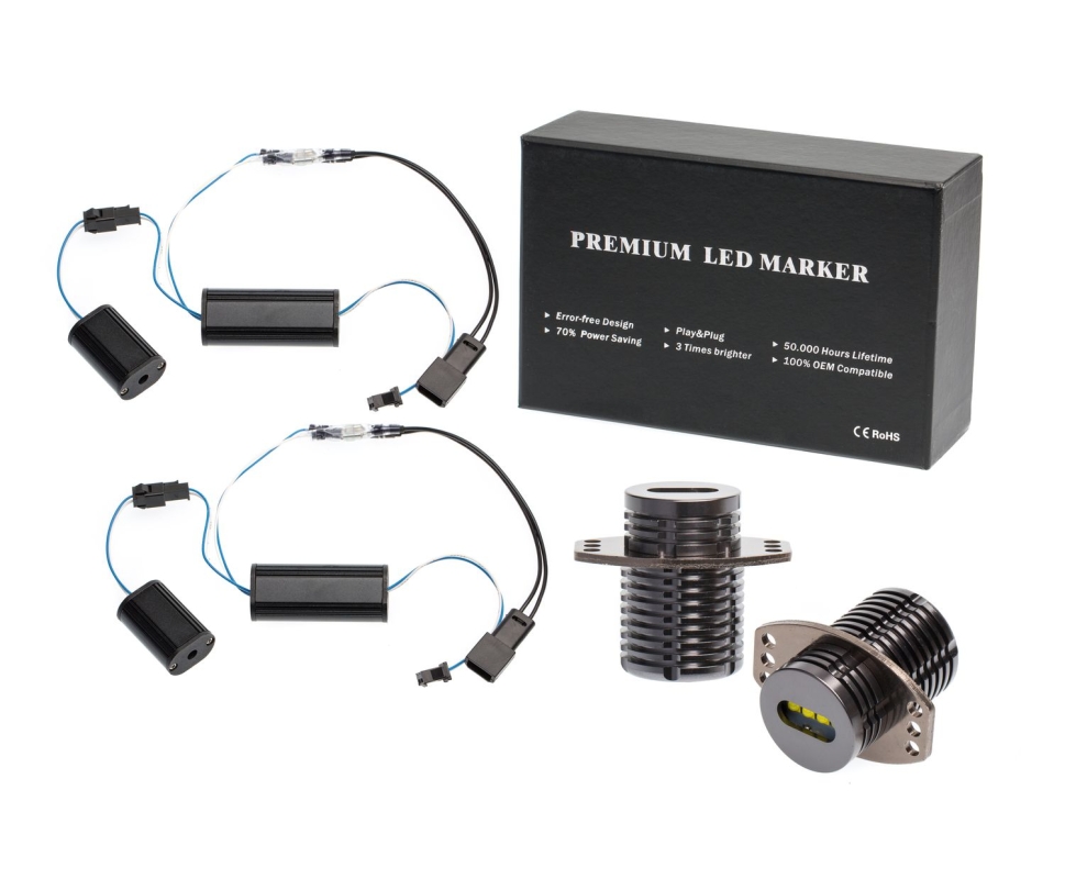 Светодиодный маркер BMW Angel Eyes Optima Premium E90, 24W, 1200Lm, 5100K, 12V