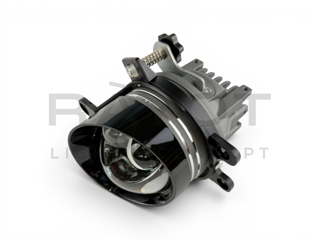 Светодиодные би-линзы в ПТФ SARITI N5, 3", 12V, 45/76W, 6000K (Крепл. toyota)