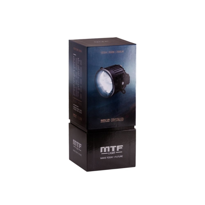 Фары MTF LIGHT светодиодные серия CRYSTALED в ПТФ универсальный кронштейн 12-24В, 28Вт, 5500К, 2000лм, ЕСЕ сертификат, 2шт. Фары MTF LIGHT светодиодные серия CRYSTALED в ПТФ универсальный кронштейн 12-24В, 28Вт, 5500К, 2000лм, ЕСЕ сертификат, 2шт.